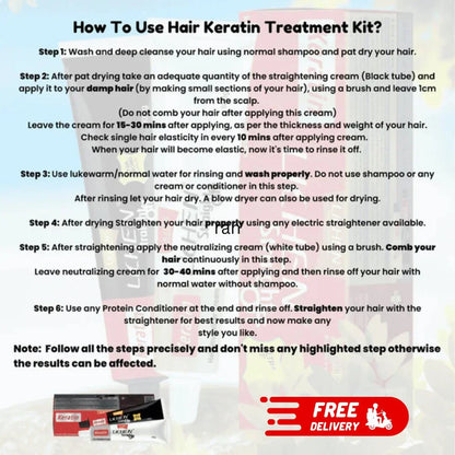 Hair Keratin Treatment Ultra Strength at home